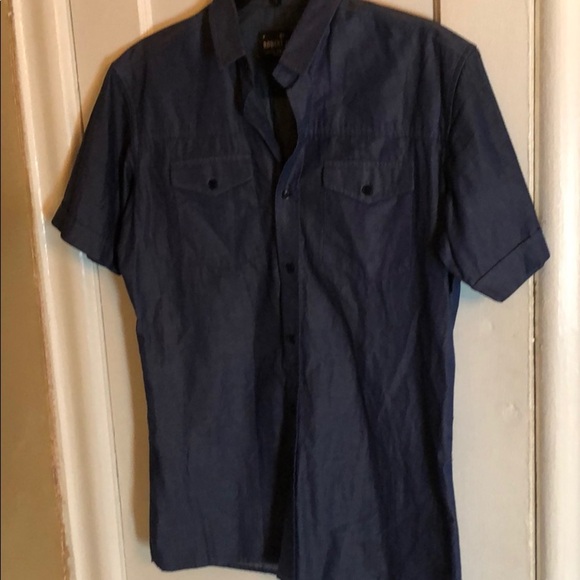 By Robert James Button Front Short Sleeves Shirt - Picture 4 of 6